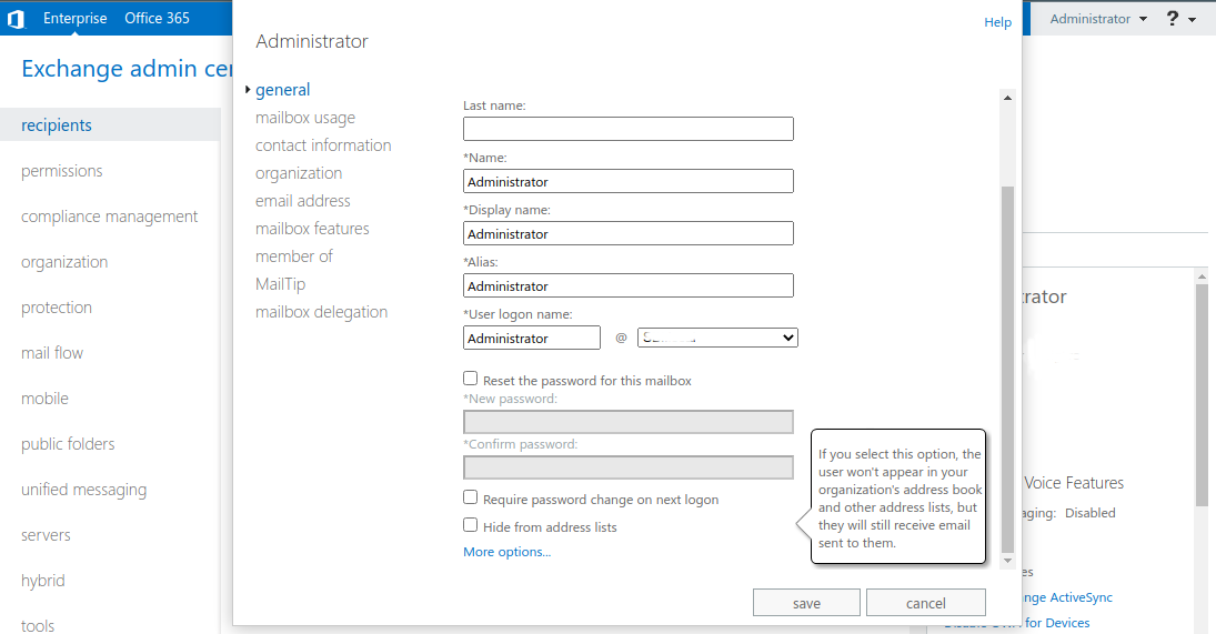 Reset Password ECP